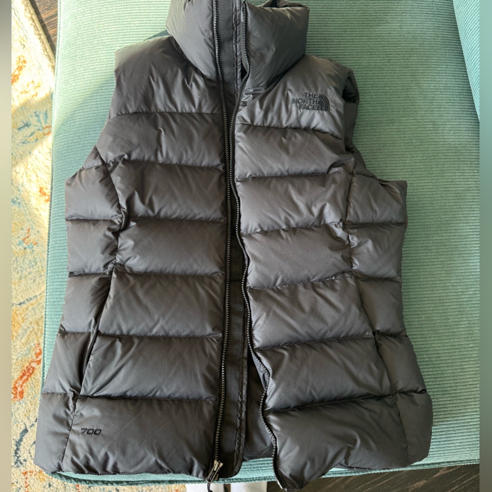 The North Face Charcoal Puffer Vest